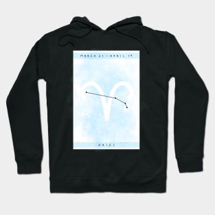 Aries star sign design Hoodie